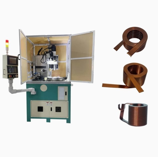 CNC Multi-Axis Wireless Shaft Flat Wire Coil Winding Machine