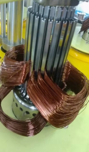 Automatic 3-Head 6-Station Ceiling Fan Coil Winding Inserter Machine